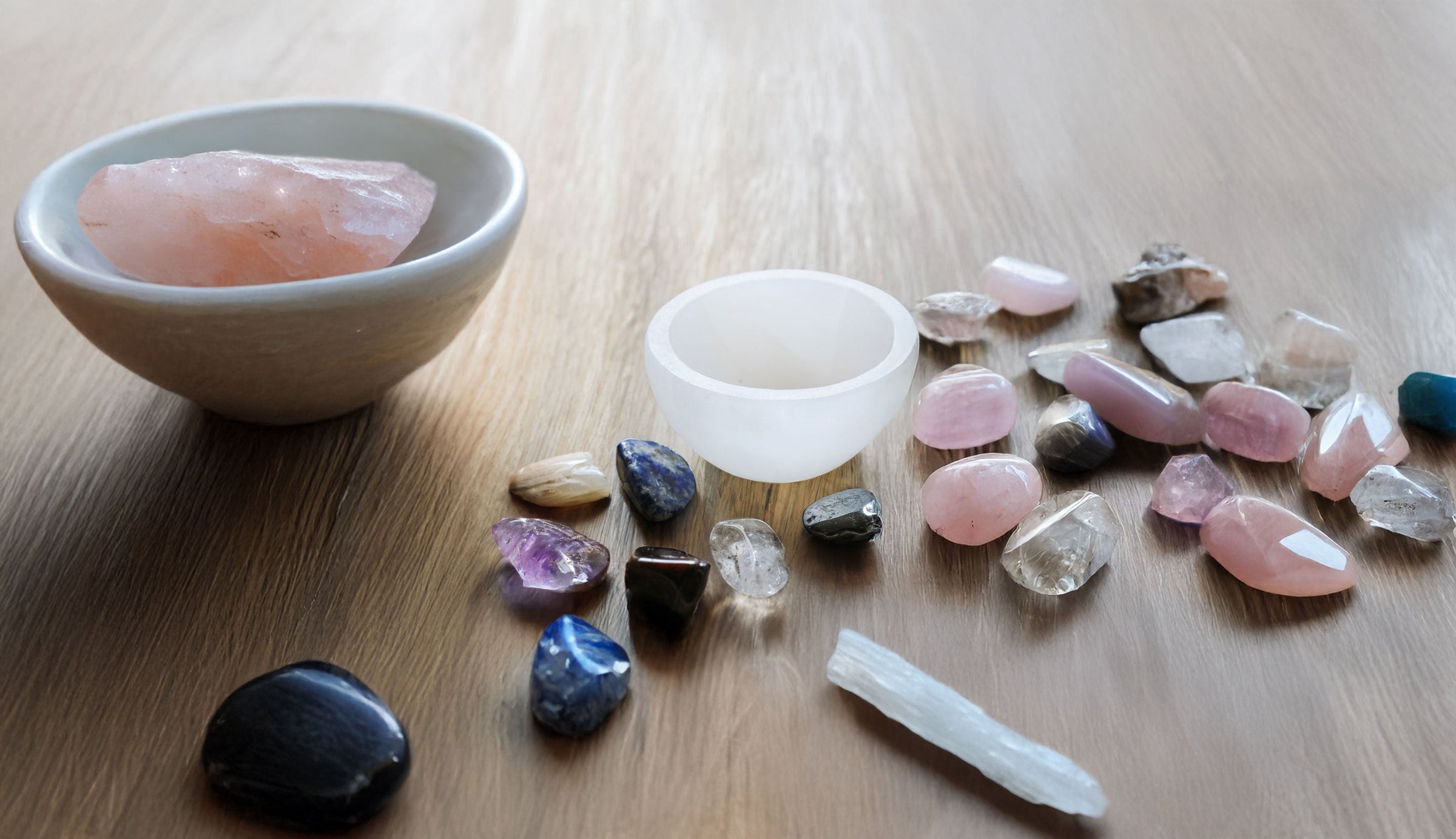 Crystals, Palmstones and Bracelets