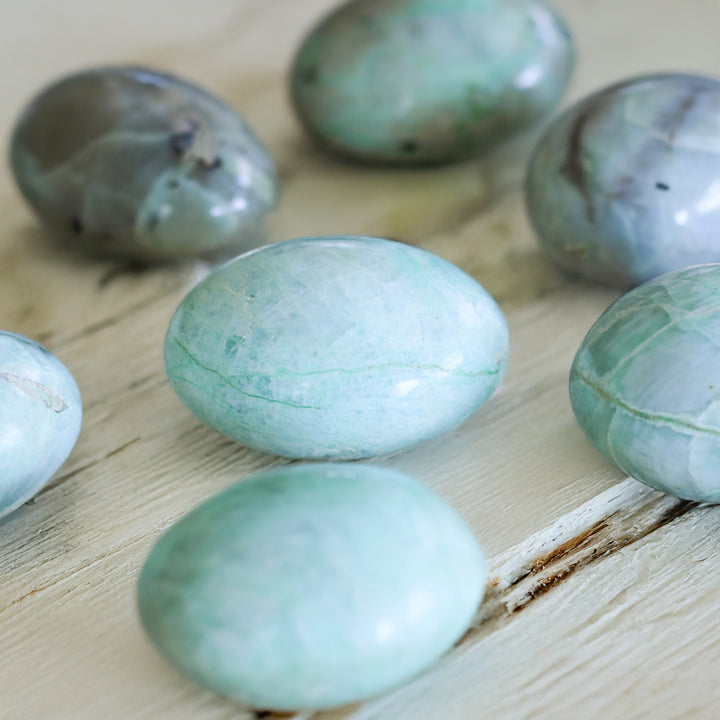 Garnierite Crystal Palmstone