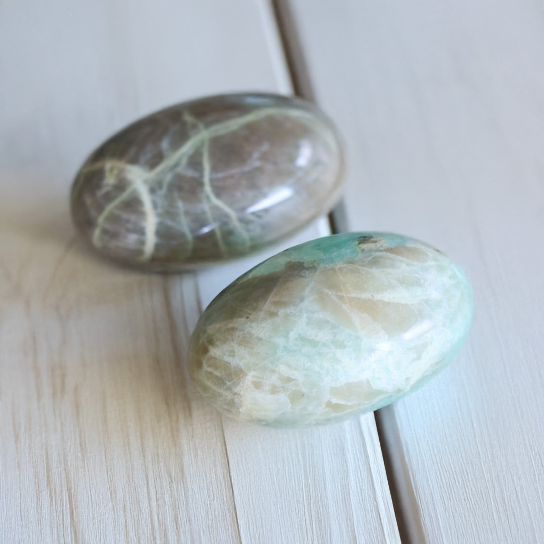 Garnierite Crystal Palmstone