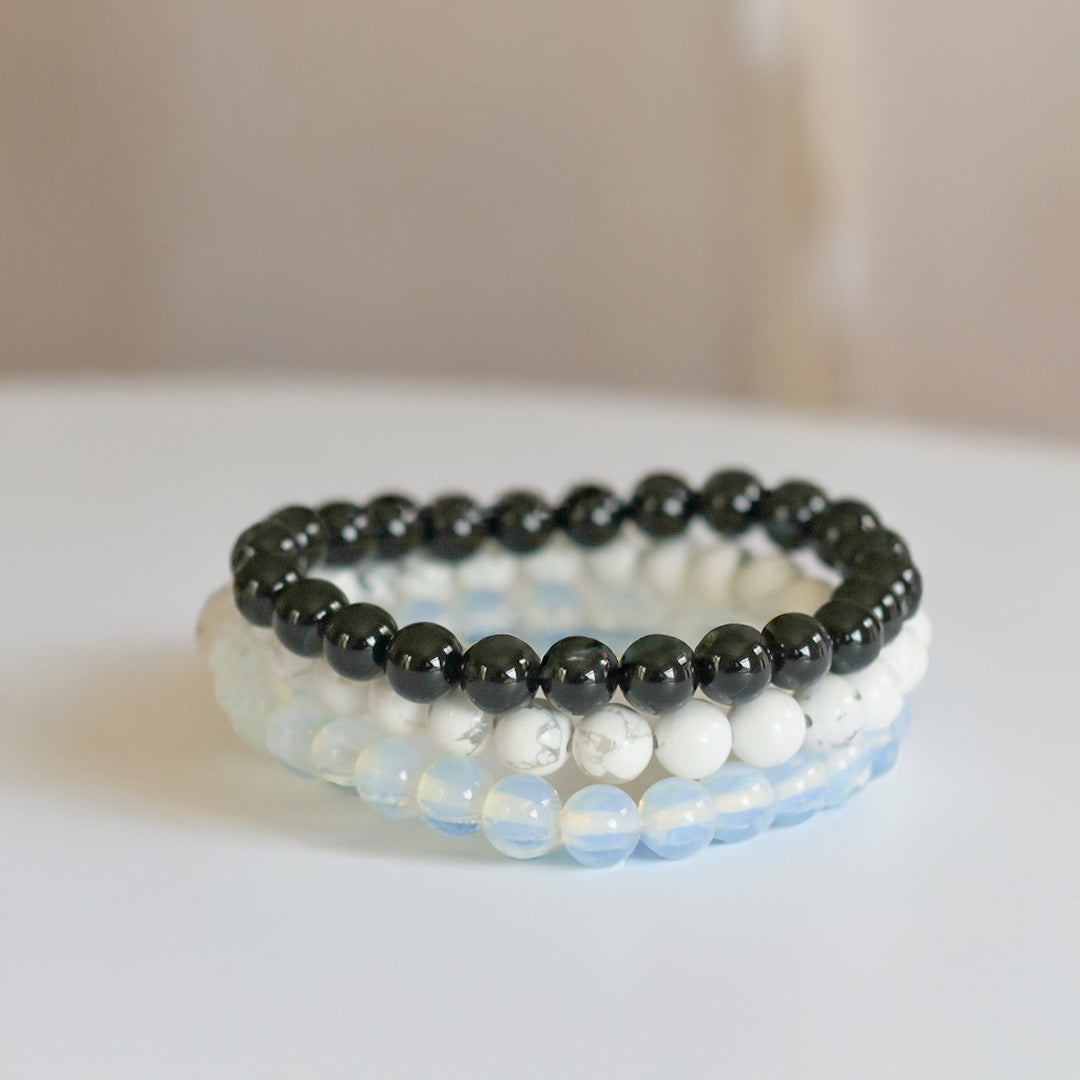 Calm Balance Crystal Bracelet Set