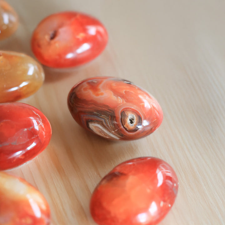 Carnelian Crystal Palmstone