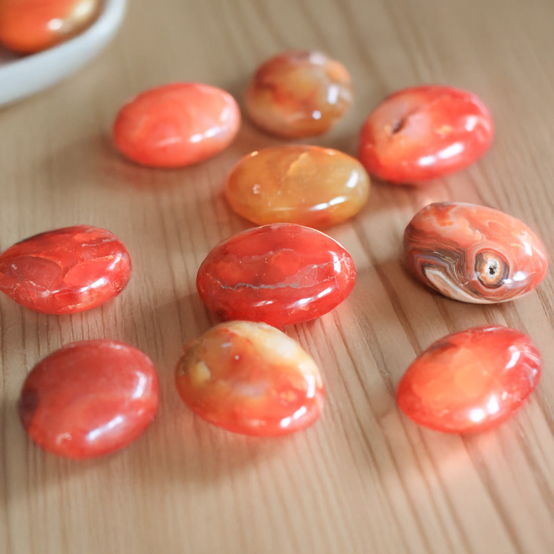 Carnelian Crystal Palmstone