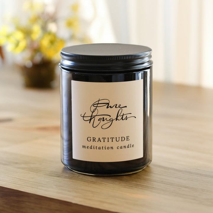 Gratitude Meditation Candle