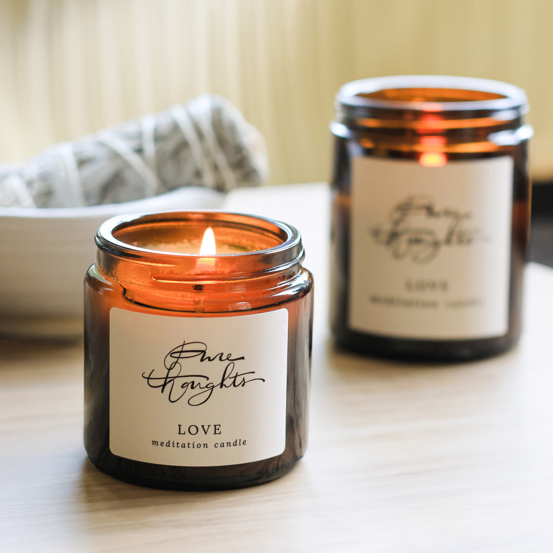 Love Meditation Candle