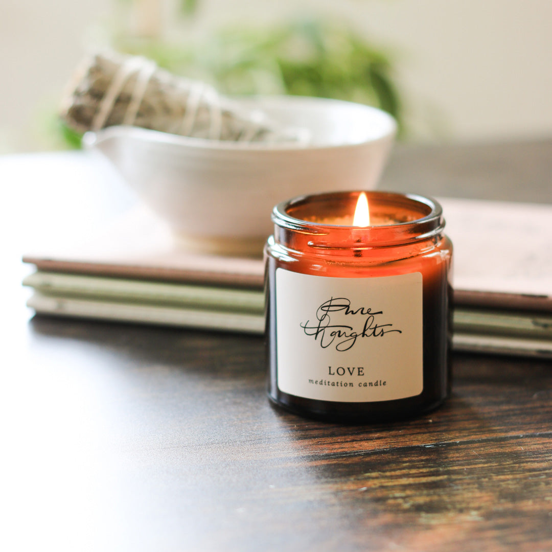 Love Meditation Candle