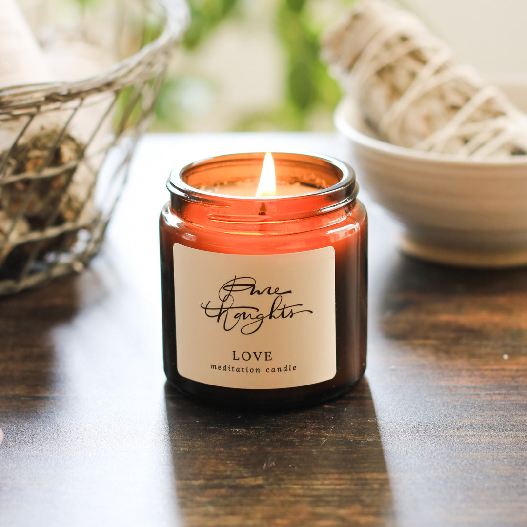 Love Meditation Candle