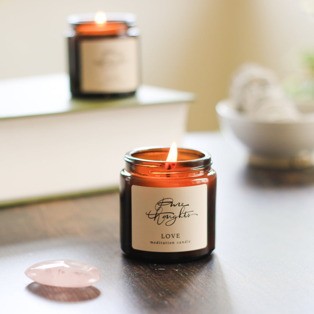 Love Meditation Candle