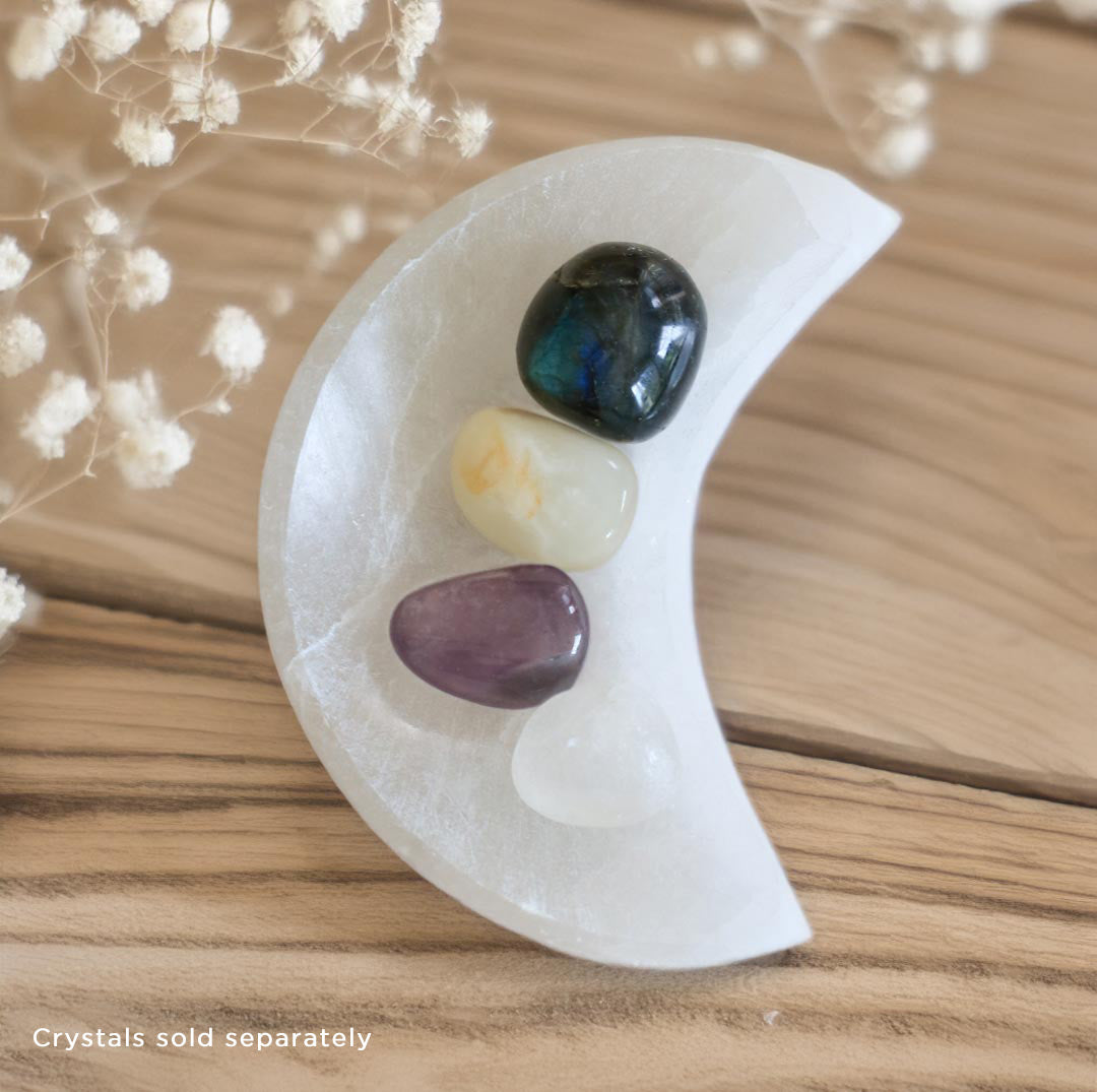 Lunar Selenite Charging Bowl