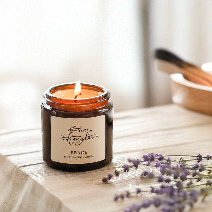 Peace Meditation Candle