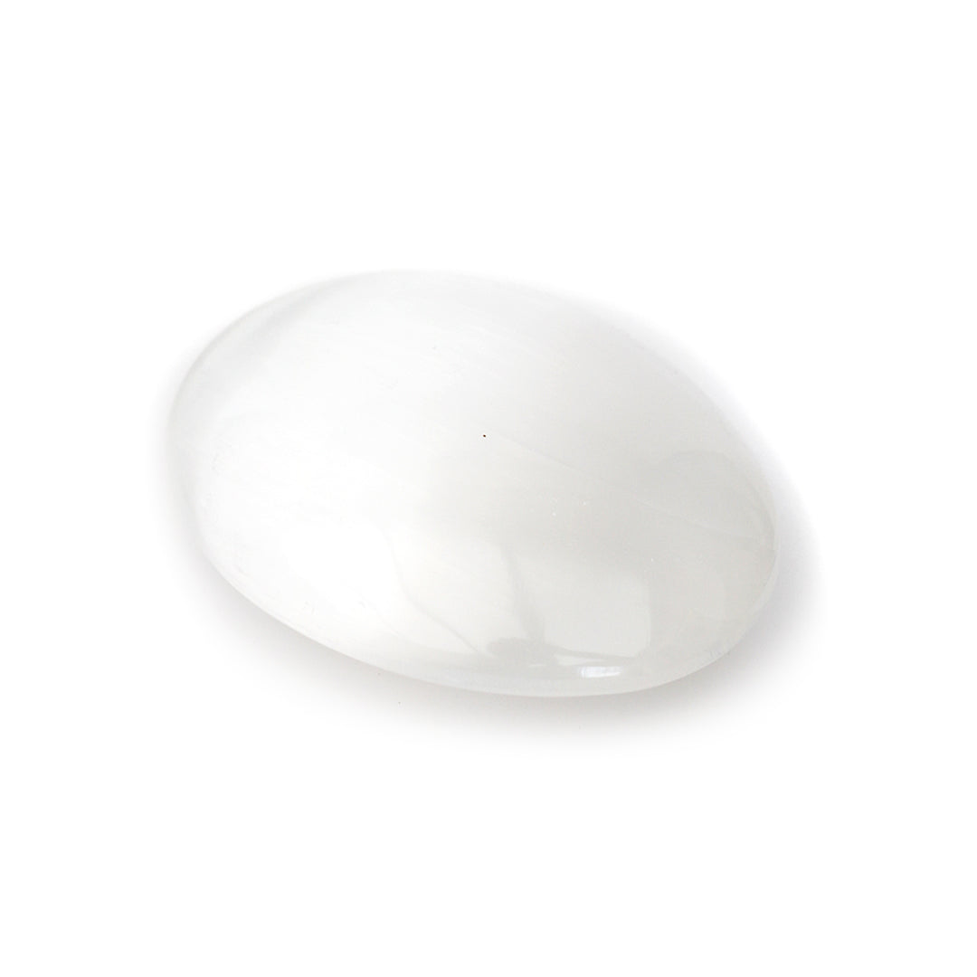 Selenite Crystal Palmstone
