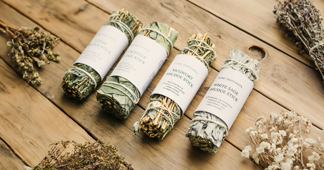 The Art of Smoke Cleansing: White Sage, Mugwort, Cedar, and Eucalyptus