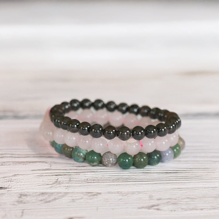 Emotional Healing Crystal Bracelet Set