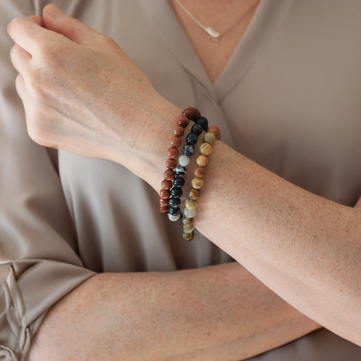 Empowerment & Self-Belief Crystal Bracelet Set