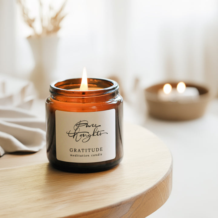 Gratitude Meditation Candle