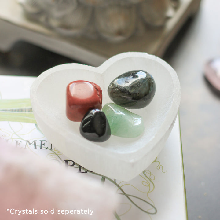 Heart Selenite Charging Bowl