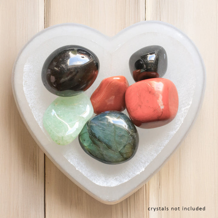 Heart Selenite Charging Bowl