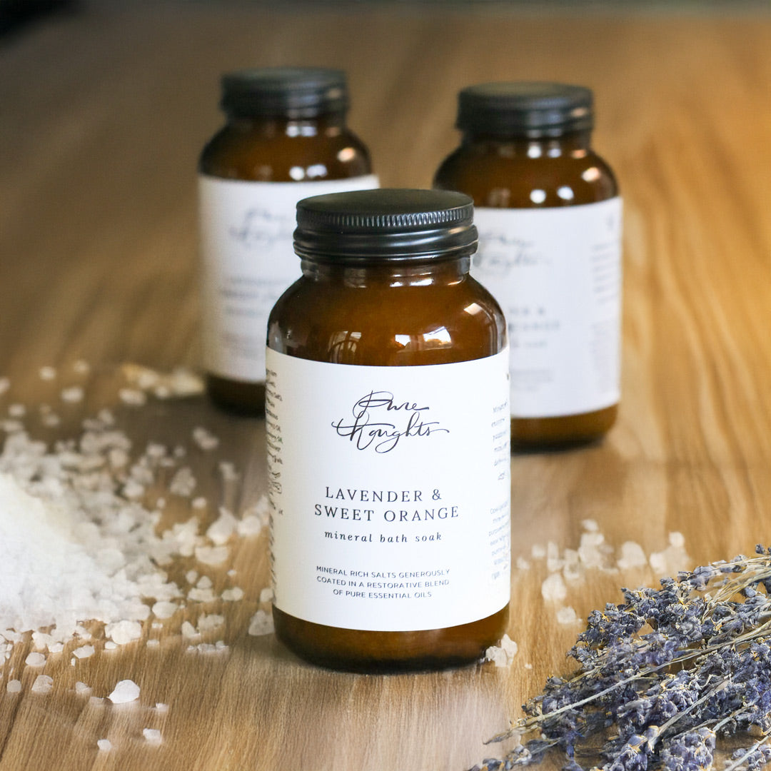 Lavender & Sweet Orange Mineral Bath Soak