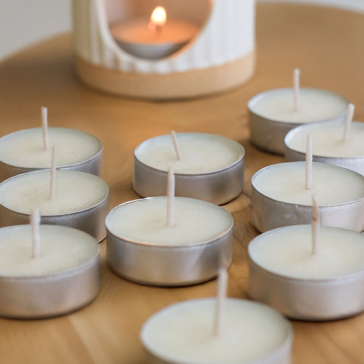 Perfectly Unscented Soy Wax Tealights (4hr)