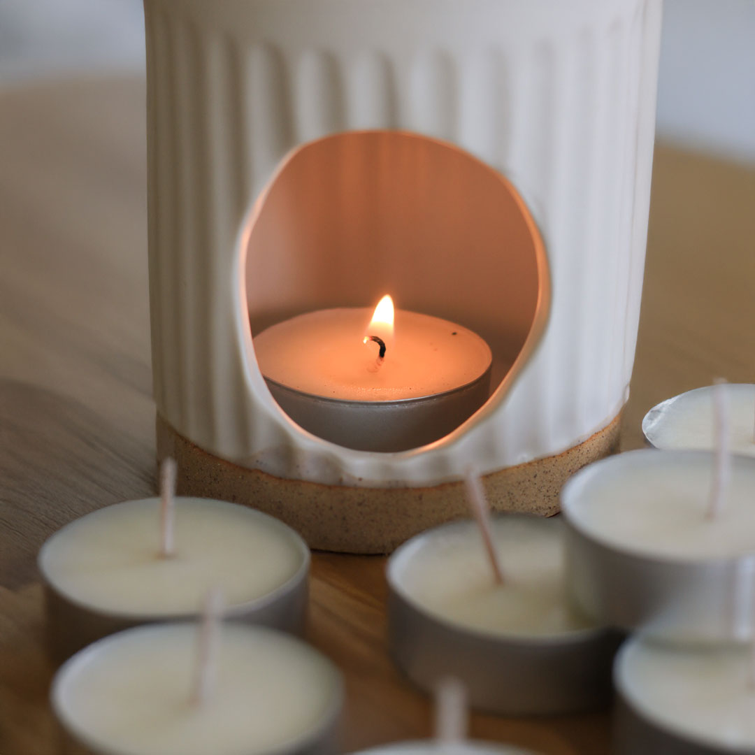 Perfectly Unscented Soy Wax Tealights (4hr)