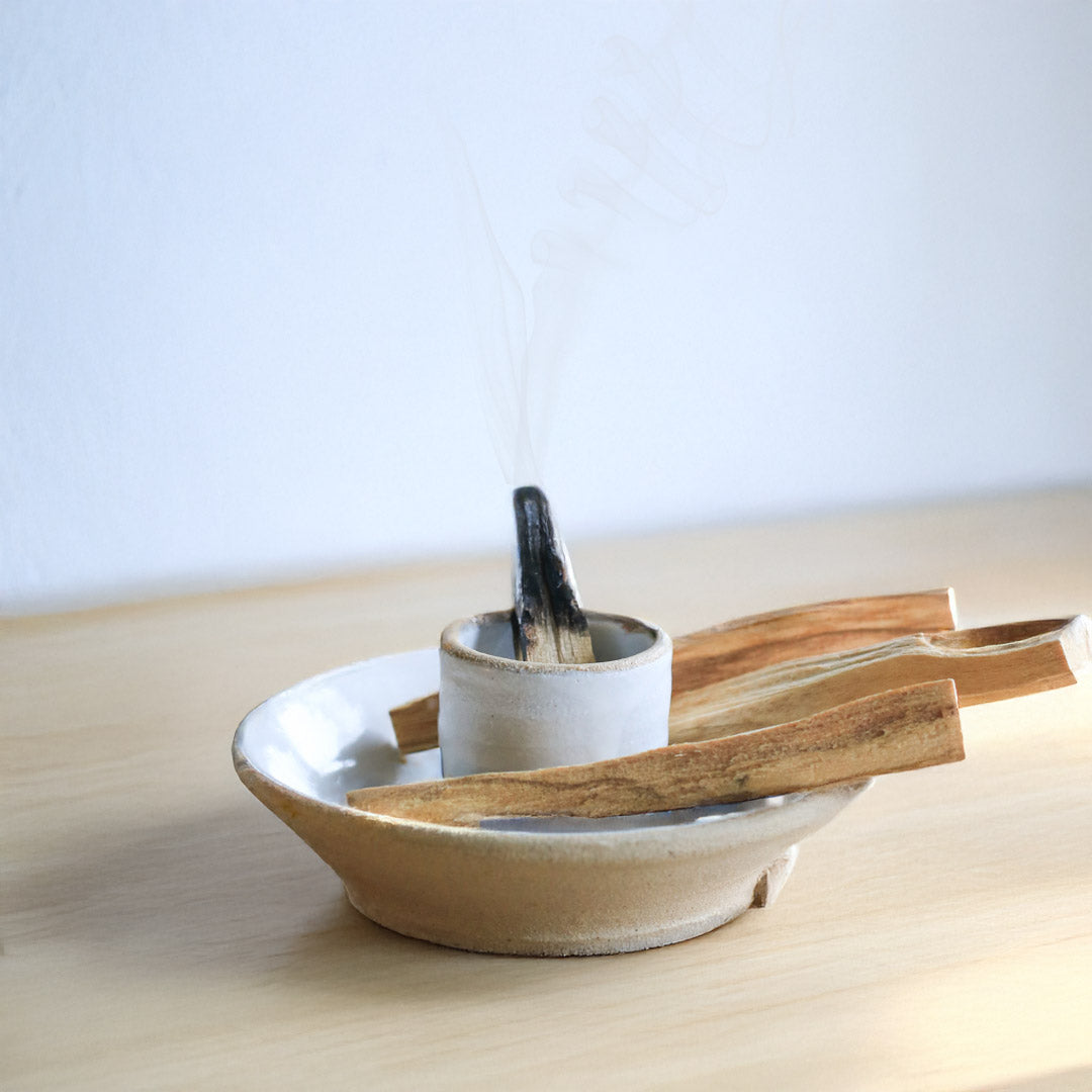 Hand Thrown Ceramic Palo Santo Holder