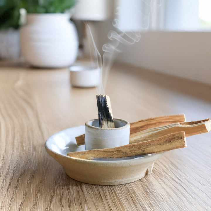 Hand Thrown Ceramic Palo Santo Holder