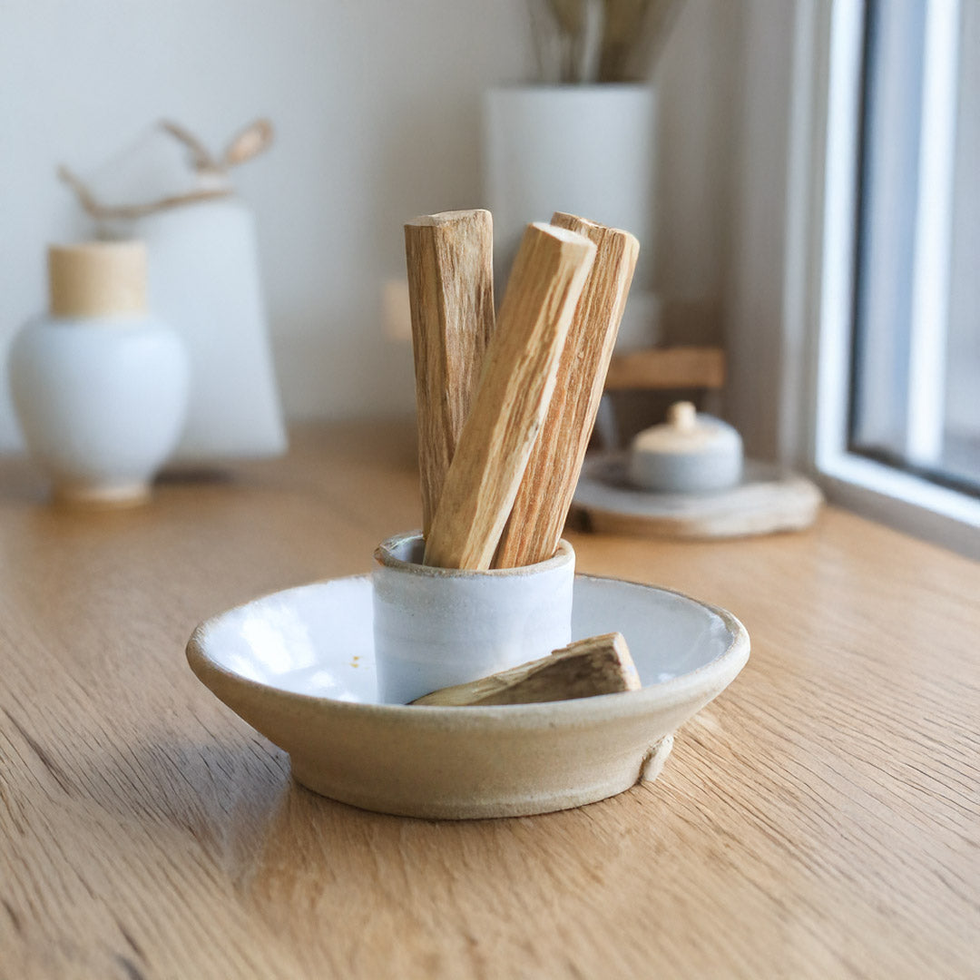 Hand Thrown Ceramic Palo Santo Holder