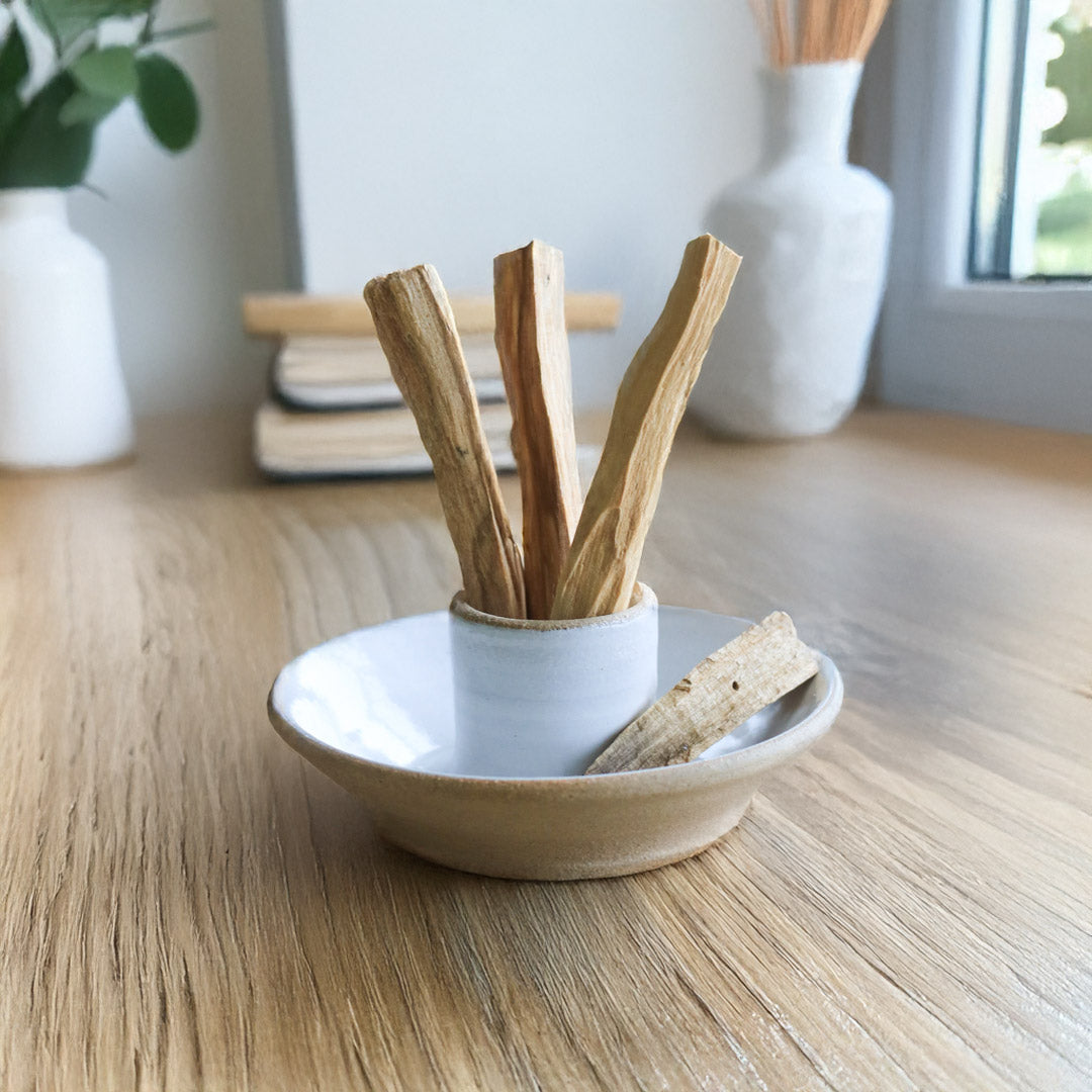 Hand Thrown Ceramic Palo Santo Holder