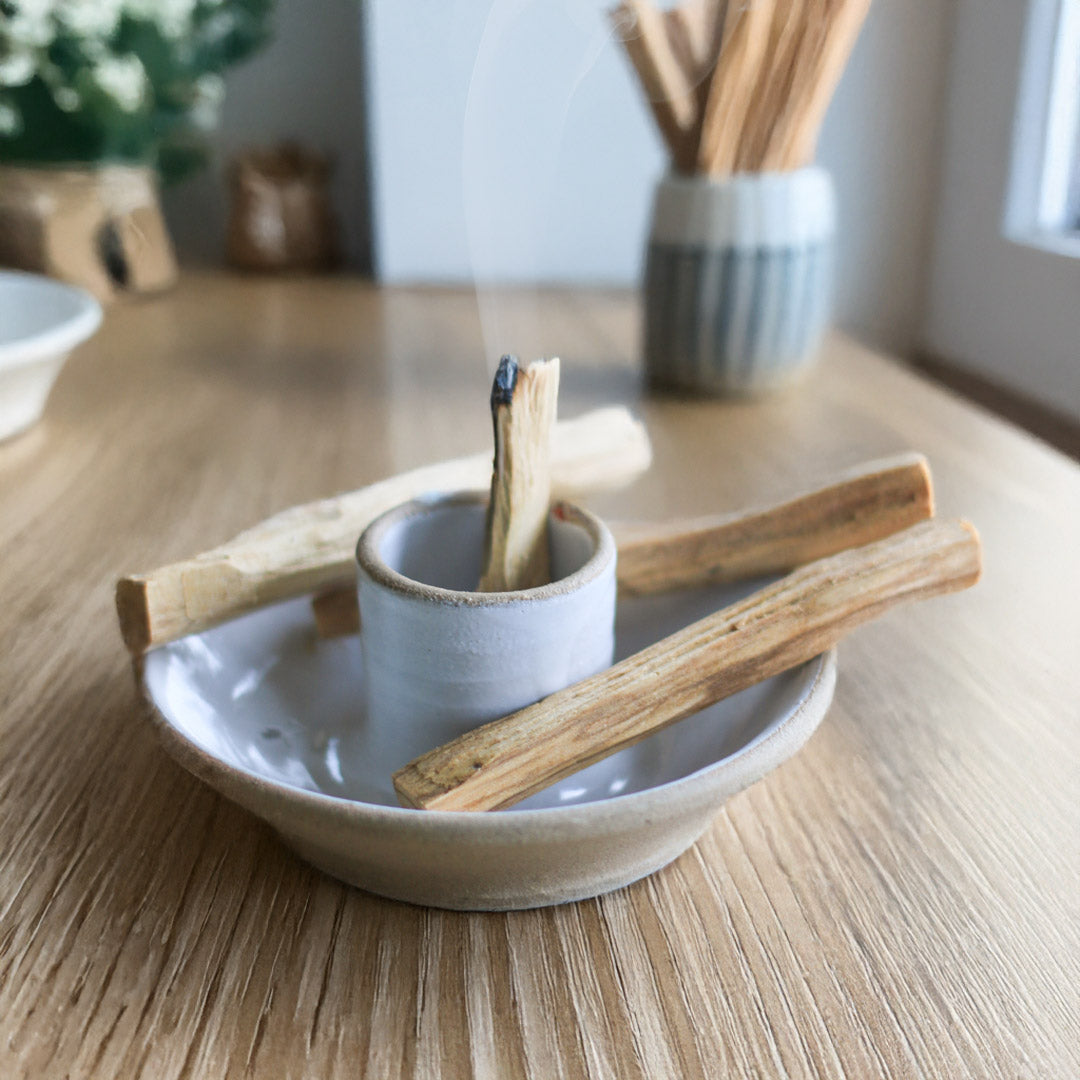 Hand Thrown Ceramic Palo Santo Holder