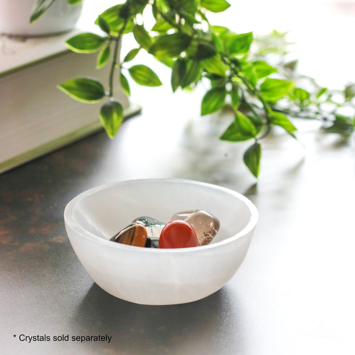 Perfectly Imperfect Selenite Charging Bowl