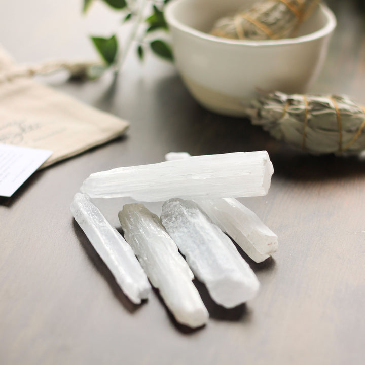 Selenite Crystal Wands