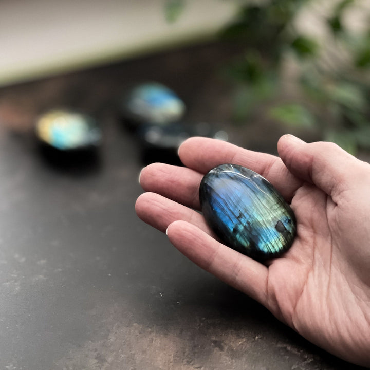 Labradorite Crystal Palmstone