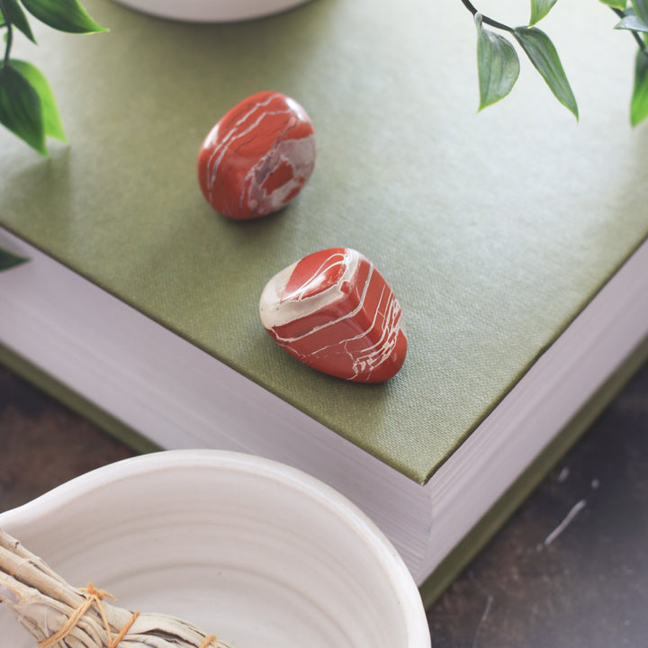 Large Red Jasper Tumblestone