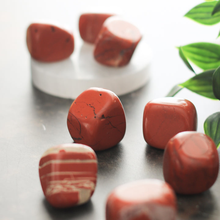 Large Red Jasper Tumblestone