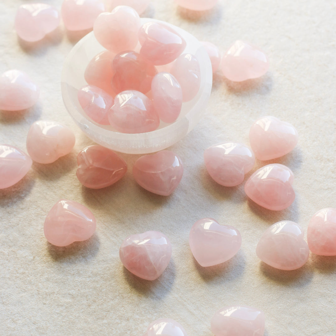 Rose Quartz Heart