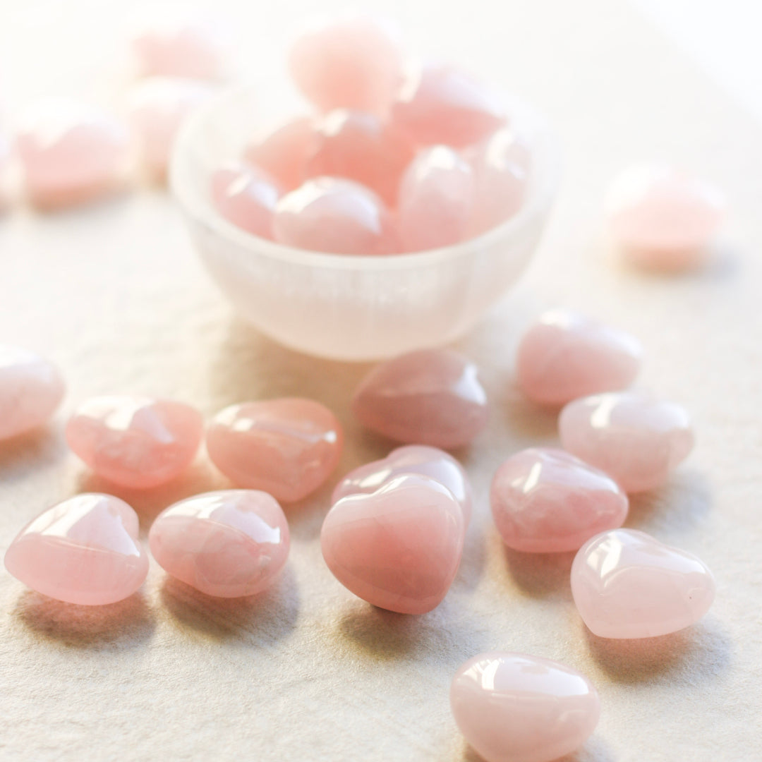 Rose Quartz Heart