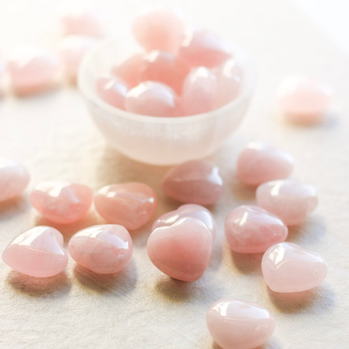 Rose Quartz Heart