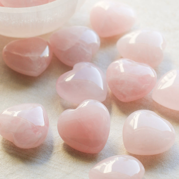 Rose Quartz Heart