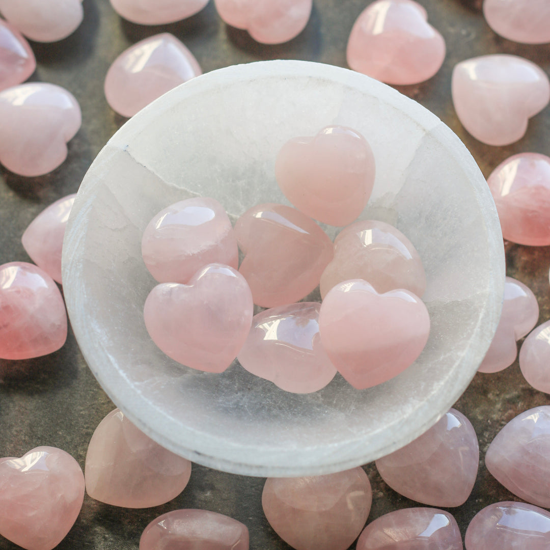 Rose Quartz Heart