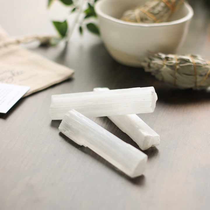 Selenite Crystal Wands (5 pack)